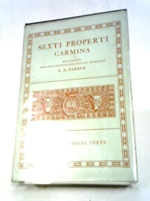 Seller image for Carmina for sale by World of Rare Books