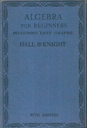 Seller image for Algebra for beginners - H.S Hall for sale by Book Hmisphres