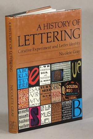 Seller image for A history of lettering. Creative experiment and letter identity for sale by Rulon-Miller Books (ABAA / ILAB)