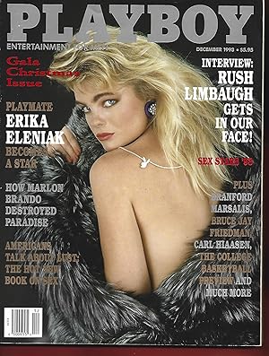 Seller image for Playboy Magazine 1993 December Entertainment for Men, Ereika eleniak cover for sale by Warren Hahn
