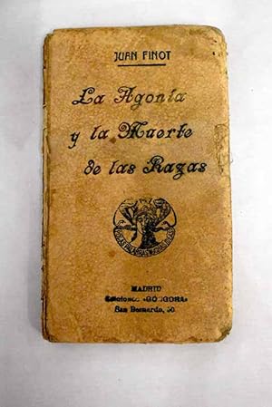 Bild des Verkufers fr La agona y la muerte de las razas zum Verkauf von Alcan Libros