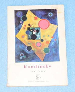 Imagen del vendedor de Kandinsky:1922 - 1944 a la venta por Bruce Irving