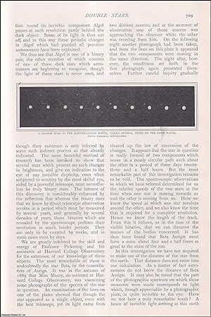 Imagen del vendedor de Double Stars. Alpha Lyrae & Epsilon Lyrae. An uncommon original article from The Strand Magazine, 1904. a la venta por Cosmo Books
