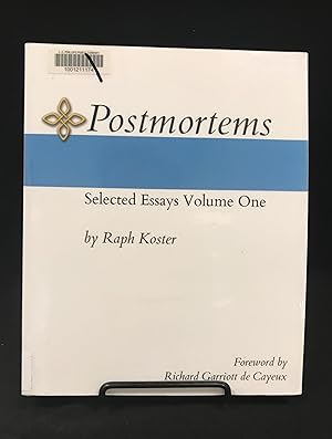 Seller image for Postmortems: Selected Essays Volume One for sale by Friends of the Library Bookstore