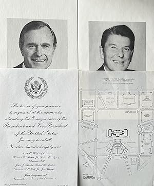 Image du vendeur pour Invitation to Ceremonies Attending the Inauguration of the President and Vice President of the United States, January 20, 1981 mis en vente par 32.1  Rare Books + Ephemera, IOBA, ESA