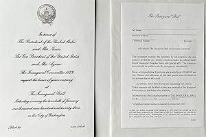 Invitation to the Inaugural Ball of the President of the United States and Mrs. Nixon, the Vice P...