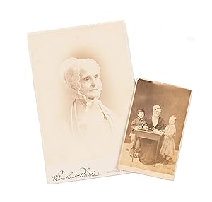 Seller image for Two cabinet card photographs for sale by Maggs Bros. Ltd ABA, ILAB, PBFA, BA