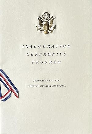 Presidential Inauguration Ceremonies Booklet, January 20, 1965