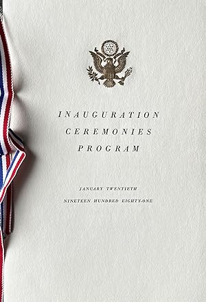 Presidential Inauguration Ceremonies Booklet, January 20, 1981