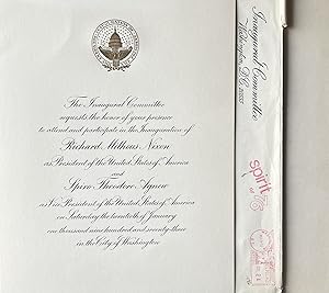 Invitation to the Inauguration of President Richard Milhous Nixon and Vice President Spiro Theodo...