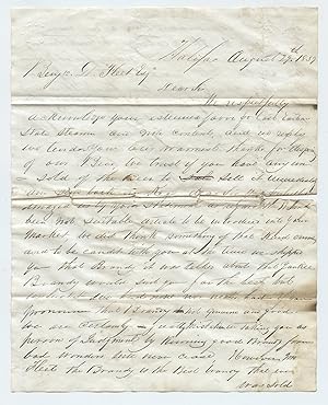 Letter to Benj. D. Fleet, Esq.