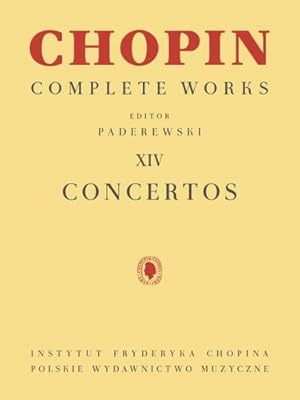 Seller image for Concertos: Piano Reduction for Two Pianos Chopin Complete Works Vol. XIV [Paperback ] for sale by booksXpress