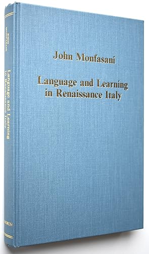 Immagine del venditore per Language and Learning in Renaissance Italy venduto da Dodman Books