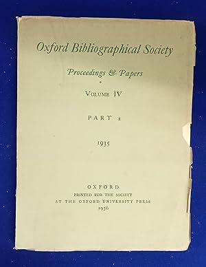 A Catalogue of English Newspapers and Periodicals in the Bodleian Library, 1622-1800.