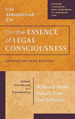Seller image for On the Essence of Legal Consciousness, Second Revised Edition for sale by The Lawbook Exchange, Ltd., ABAA  ILAB
