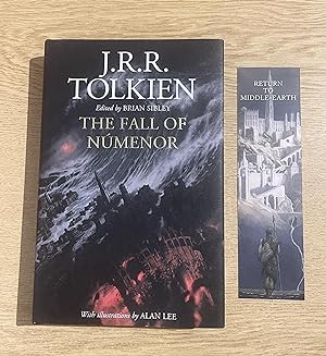 Bild des Verkufers fr The Fall of Numenor Signed by Alan Lee. With Tolkien Bookmark. Fine New Unread Collectible Hardcover UK Hardcover zum Verkauf von UKBookworm