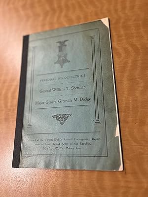 Bild des Verkufers fr Personal Recollections of General William T. Sherman zum Verkauf von Milagro Books and Bookbinding