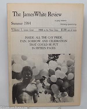 Bild des Verkufers fr The James White Review: a gay men's literary quarterly; vol. 1, #4, Summer, 1984: Gay Pride zum Verkauf von Bolerium Books Inc.