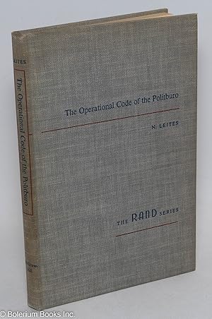 Image du vendeur pour The operational code of the politburo mis en vente par Bolerium Books Inc.