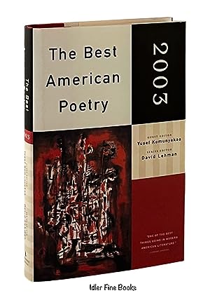 Seller image for The Best American Poetry: 2003 for sale by Idler Fine Books