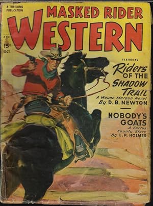 Seller image for MASKED RIDER WESTERN: October, Oct. 1949 for sale by Books from the Crypt