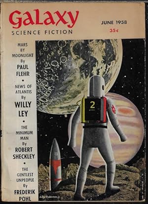 Imagen del vendedor de GALAXY Science Fiction: June 1958 a la venta por Books from the Crypt