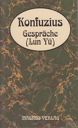 Bild des Verkufers fr Konfuzius Gesprche (Lun Y) zum Verkauf von Leipziger Antiquariat