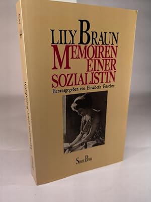 Bild des Verkufers fr Memoiren einer Sozialistin zum Verkauf von ANTIQUARIAT Franke BRUDDENBOOKS