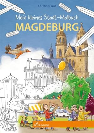 Bild des Verkufers fr Mein kleines Stadt-Malbuch Magdeburg zum Verkauf von AHA-BUCH