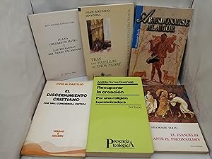 Bild des Verkufers fr PACK 6 Libros Religin y Vida Cristiana: Recuperar la creacin / El discernimiento cristiano / Abandonarse al amor / Tras las huellas de Dios Padre / Juana Chezard de Matel y las Religiosas del Verbo Encarnado zum Verkauf von Libros Angulo