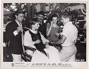 Bild des Verkufers fr East of Eden (Original photograph of James Dean, Julie Harris, and Raymond Massey on the set of the 1955 film) zum Verkauf von Royal Books, Inc., ABAA