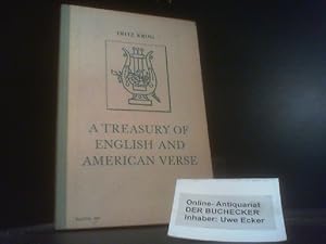 A Treasury of English and American verse from W. Shakespeare to T. S. Eliot. Selected, arranged a...