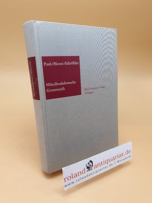 Bild des Verkufers fr Mittelhochdeutsche Grammatik ; (ISBN: 3484102322) zum Verkauf von Roland Antiquariat UG haftungsbeschrnkt