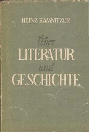 Imagen del vendedor de ber Literatur und Geschichte : 6 Aufstze. a la venta por Schrmann und Kiewning GbR