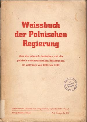 Die polnisch-deutschen und die polnisch-sowjetrussischen Beziehungen im Zeitraum von 1933 bis 193...