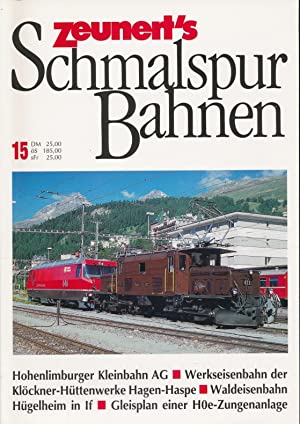 Zeunert`s Schmalspurbahnen, Heft 15.