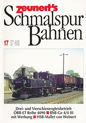 Zeunert`s Schmalspurbahnen, Heft 17.