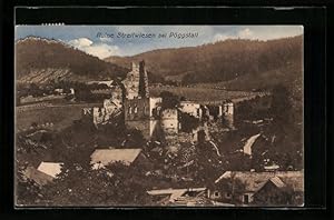 Ansichtskarte Pöggstall, Ruine Streitwiesen