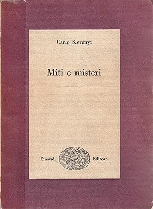 Miti e misteri di Carlo Kerényi