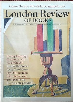 Imagen del vendedor de London Review Of Books 19 February 2004 a la venta por Shore Books