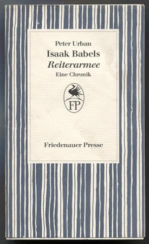 Seller image for Isaak Babels Reiterarmee. Eine Chronik. (= Supplement-Heft zu Isaak Babel, Die Reiterarmee. Tagebuch 1920.) for sale by Antiquariat Neue Kritik