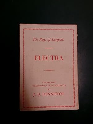 Image du vendeur pour Electra. The Plays of Euripides. mis en vente par Antiquariat Seitenwechsel