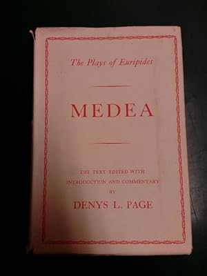 Immagine del venditore per Medea. The Plays of Euripides. Reprint with corrections, venduto da Antiquariat Seitenwechsel