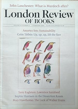 Seller image for London Review Of Books 5 February 2004 for sale by Shore Books