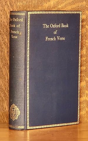 THE OXFORD BOOK OF FRENCH VERSE