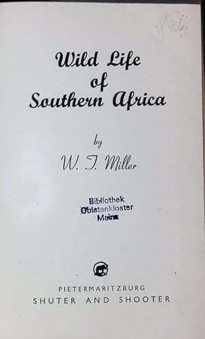 Bild des Verkufers fr Wild Life of Southern Africa. zum Verkauf von Antiquariat Bookfarm