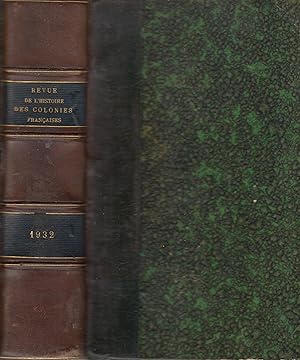 Image du vendeur pour Les Prliminaires de la Politique coloniale belge ; L'le de France au moment de la Rtrocession au Roi (1767) d'aprs la correspondance du gouverneur Dumas et de l'intendant Poivre ; suivi de : Revue d'Histoire des Colonies. Une phase de la Lutte contre Samory, 1890-1892 (chapitres I  IV, puis V  XII) ; suivi et prcd de : Formation ethnique du Brsil colonial ; suivi de : Mmento colonial, in Revue de l'Histoire des Colonies - Tome XXV mis en vente par PRISCA