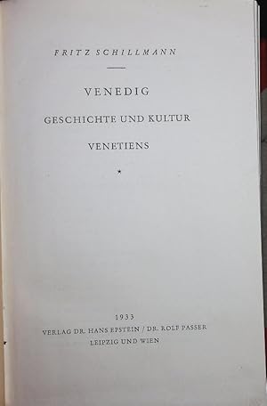 Seller image for Venedig. Geschichte und Kultur Venetiens. for sale by Antiquariat Bookfarm