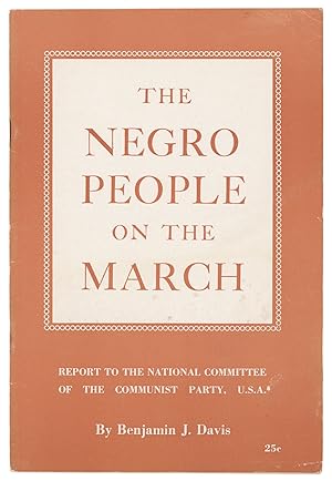 Seller image for The Negro People on the March for sale by D. Anthem, Bookseller