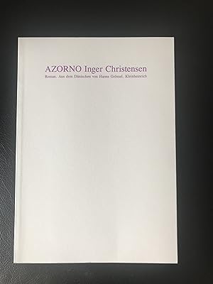 Azorno - Roman (Deutsch)
